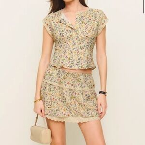 💛New Reformation Valetta Two Piece Yasmeen